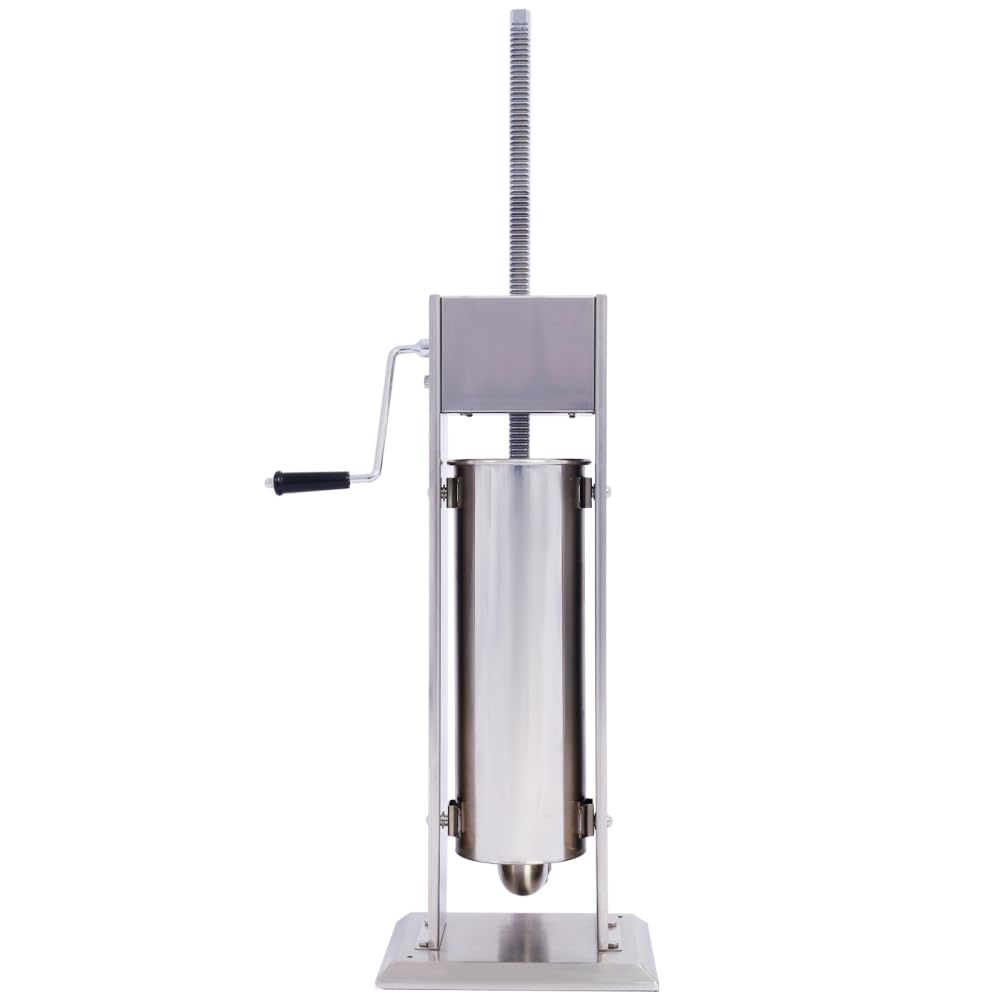 Vertical Stainless Steel Manual Sausage Stuffing Machine with 4 Filling Tubes P5374