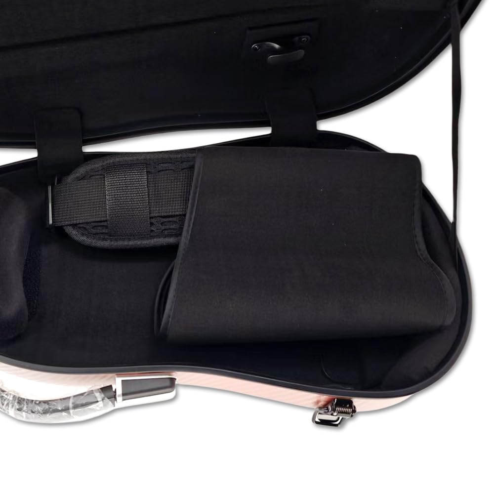 3/4 Full Size Hard Shell Carbon Fiber Violin Case S729