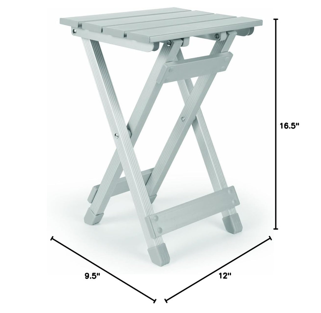 Aluminum Fold-Away Outdoor Side Table S151695