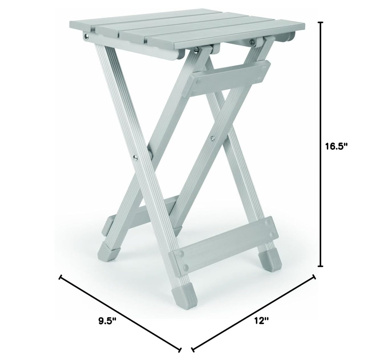 Aluminum Fold-Away Outdoor Side Table S151695
