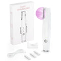 White Rechargeable Dermaplane Razor with 3 Replacement Blades X171601
