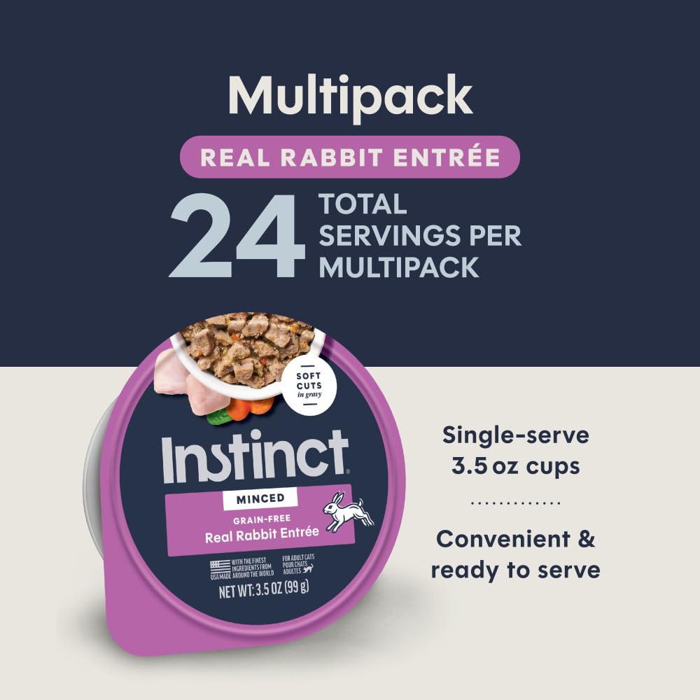 Wet Cat Food Rabbit 3.5 oz 12 Count B70233