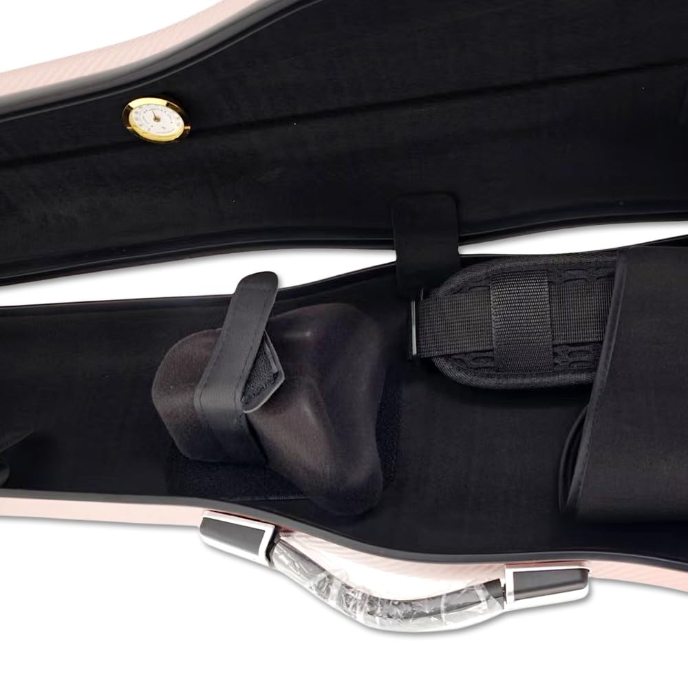 3/4 Full Size Hard Shell Carbon Fiber Violin Case S729