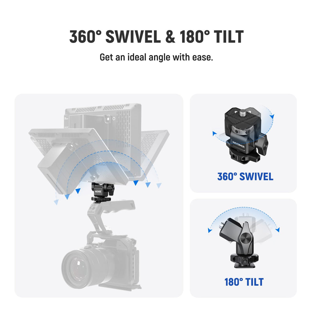 Camera Monitor Mount with Cold Shoe M468