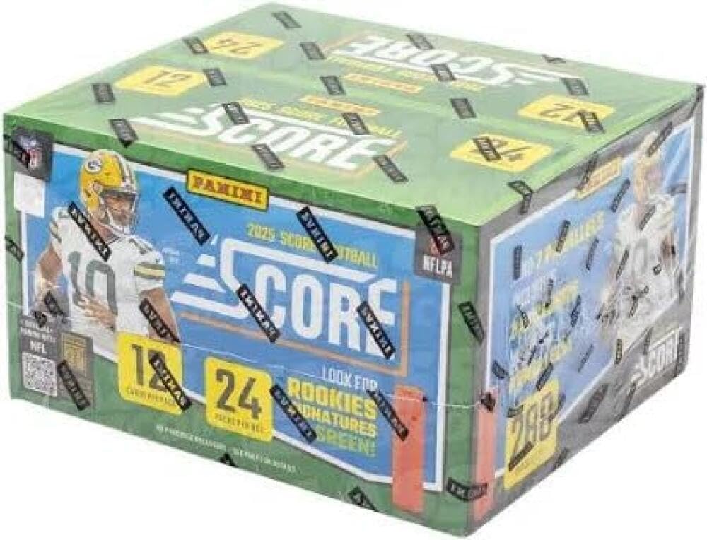 2025 Score NFL Football Retail Box 24 Packs A829