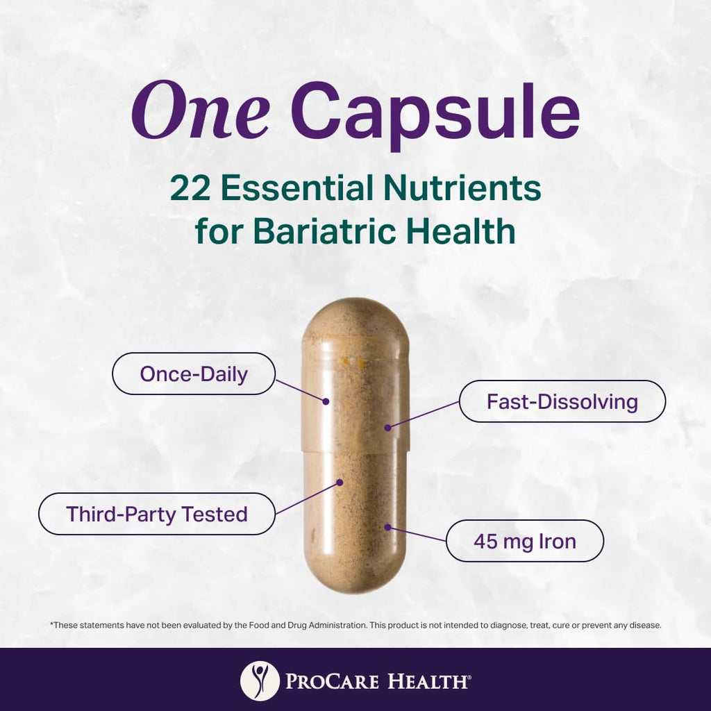 Bariatric Multivitamin 45mg Iron Capsule 30ct D599342