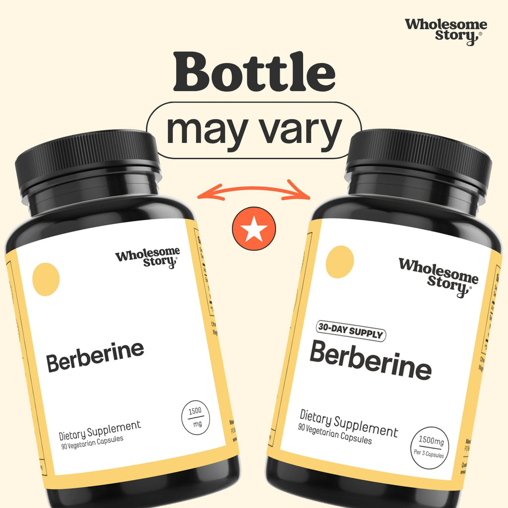 Berberine Supplement 1500mg 90 Capsules R174106