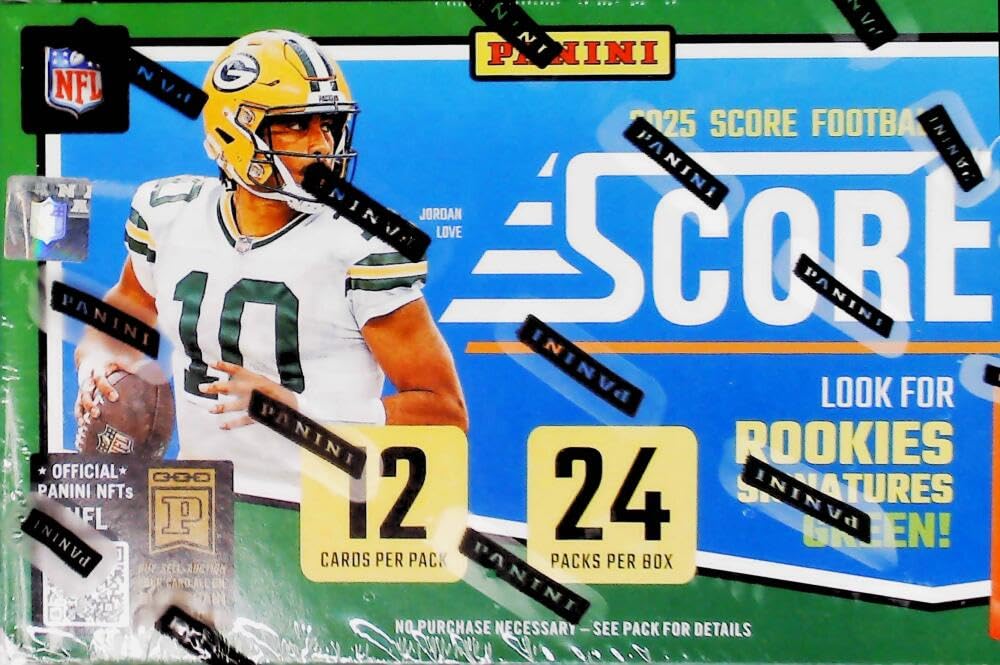2025 Score NFL Football Retail Box 24 Packs A829