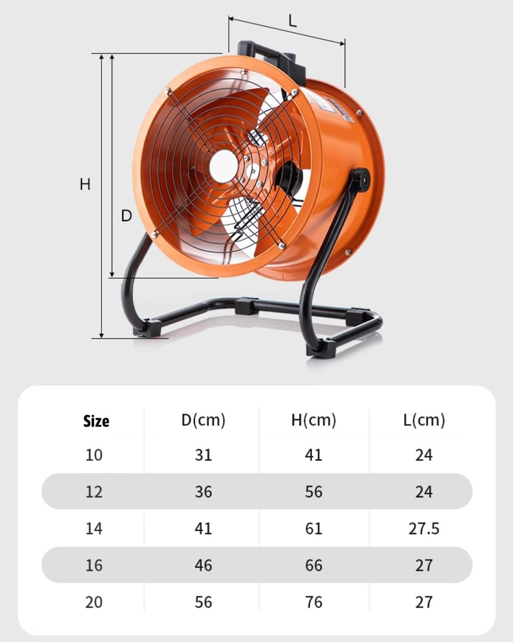 High Velocity Outdoor Pedestal Fan 3-Speed 20in A69904