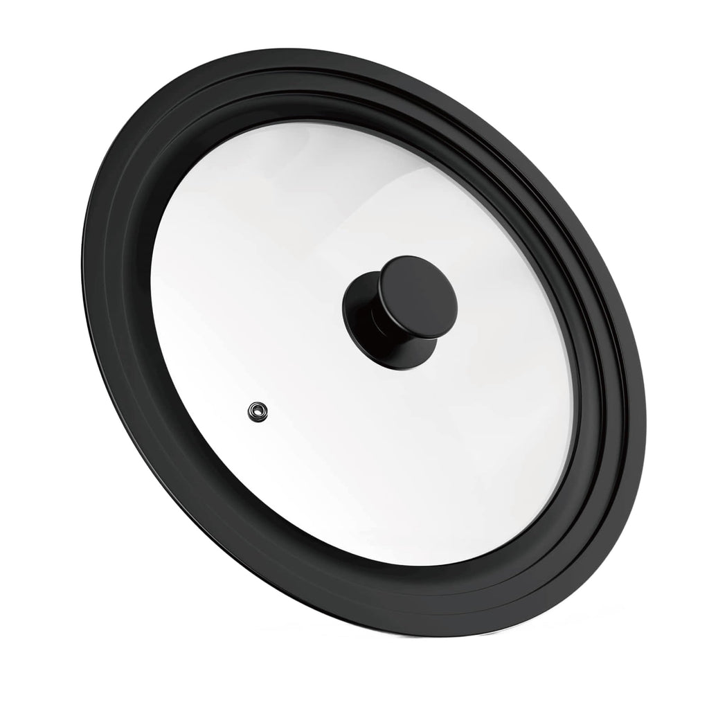 Tempered Glass Universal Lid with Silicone Rim Y6722