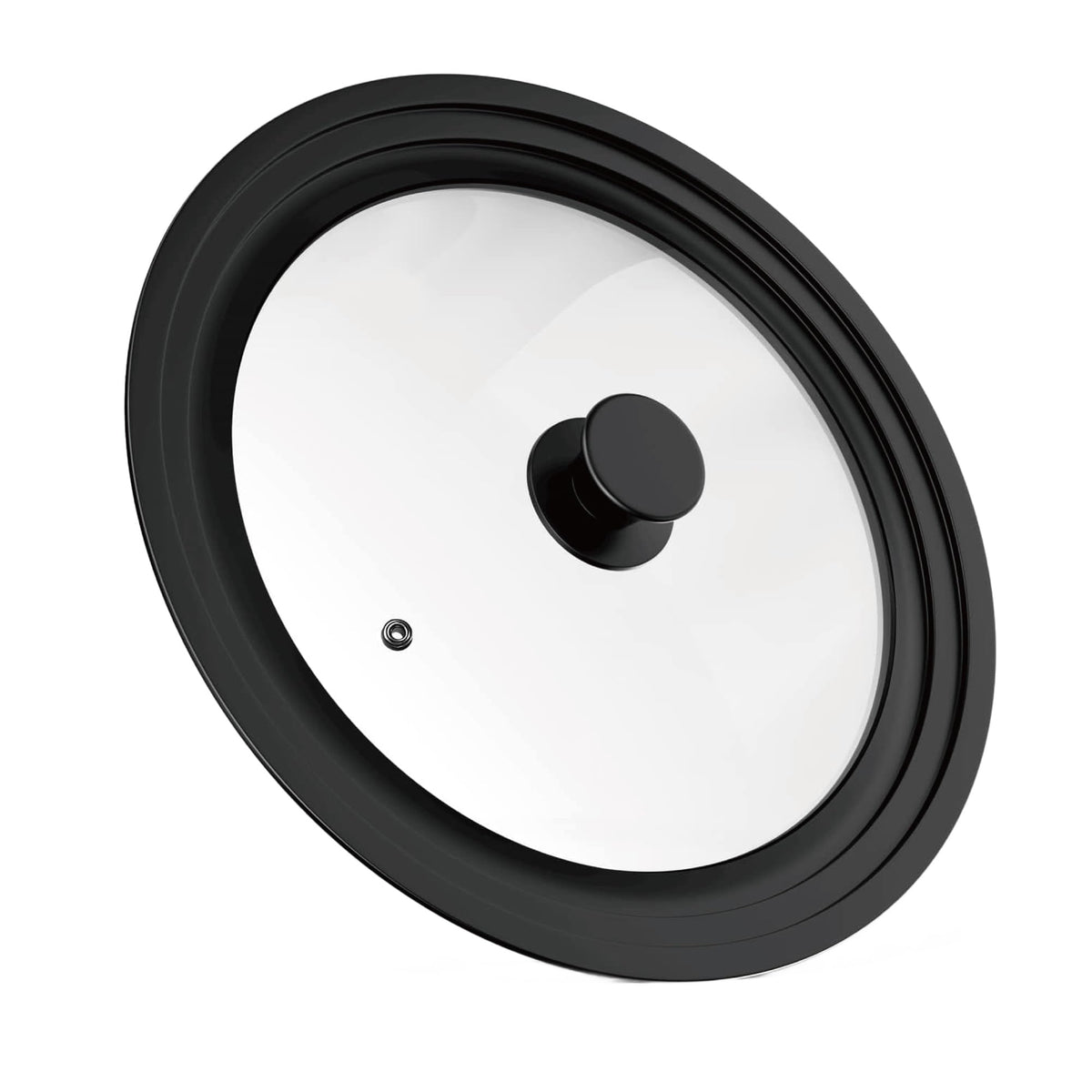 Tempered Glass Universal Lid with Silicone Rim Y6722