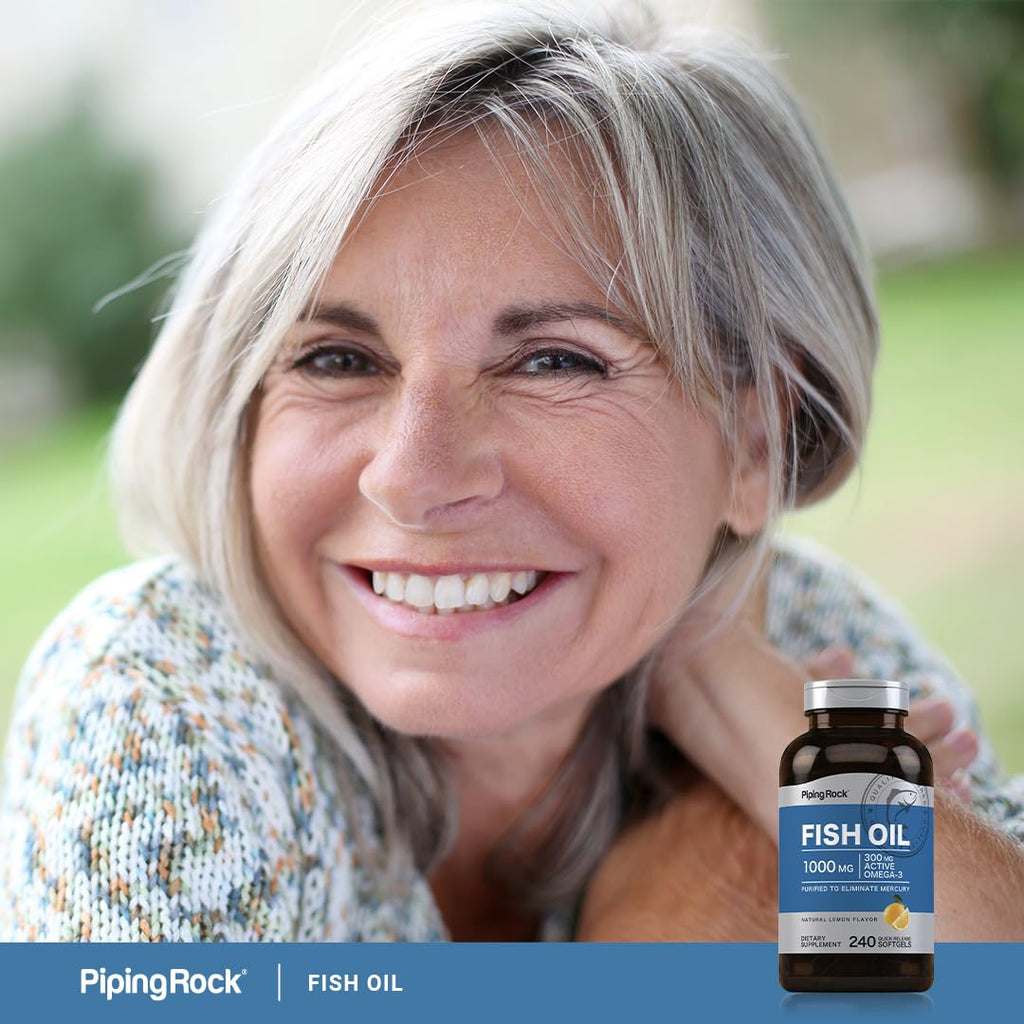 Fish Oil 1000mg 240 Softgels Omega-3 A45866