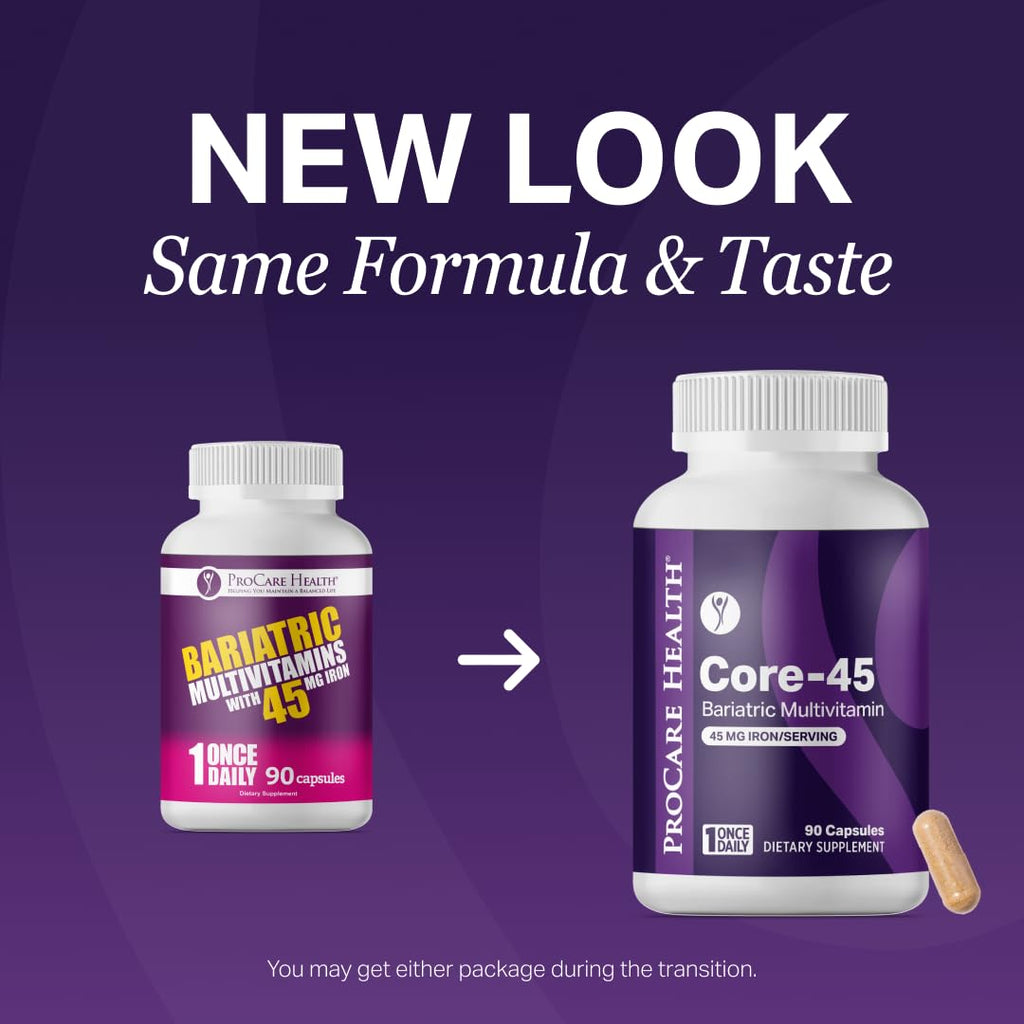 Bariatric Multivitamin 45mg Iron Capsule 30ct D599342