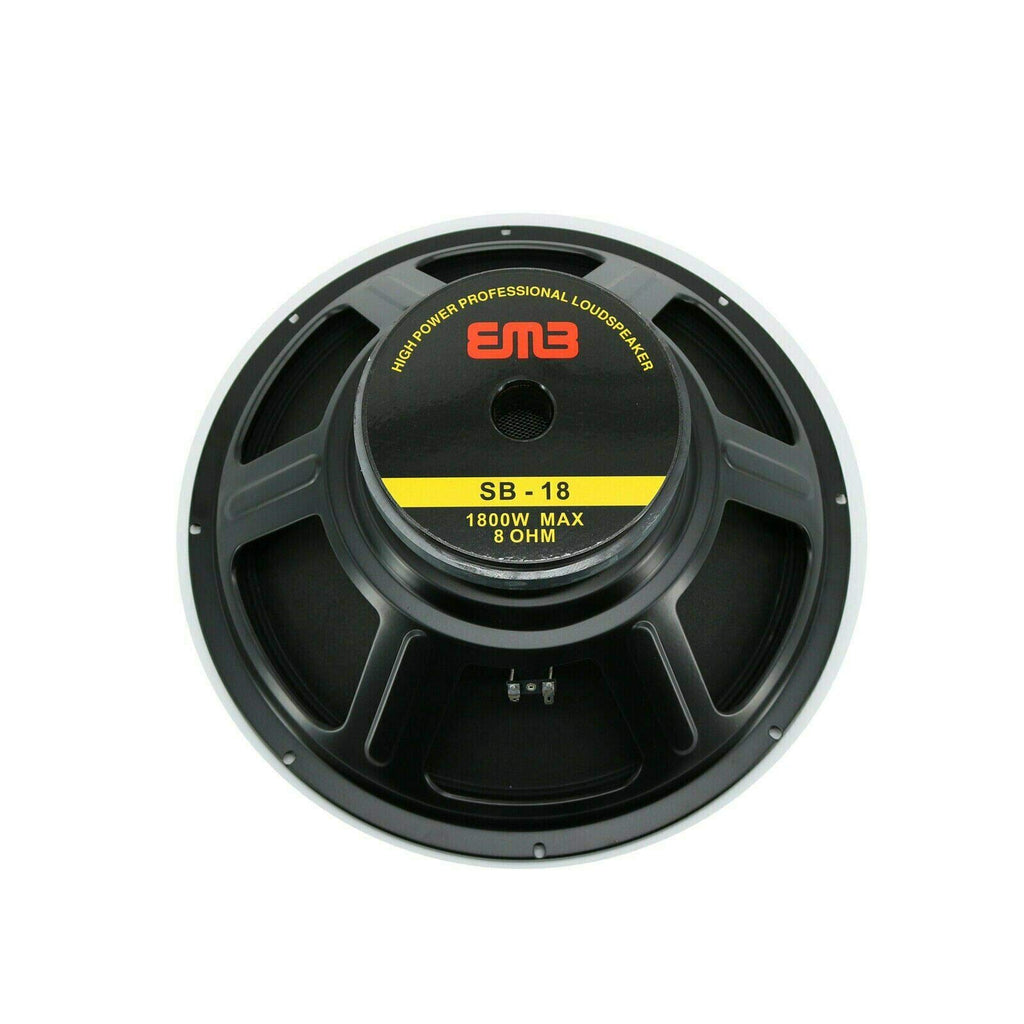 18-Inch Car Audio Subwoofer Speaker, 1800W Max Power, 8 Ohm R346