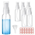 Clear 2.7oz 6 Pack Mini Spray Bottles Y627051