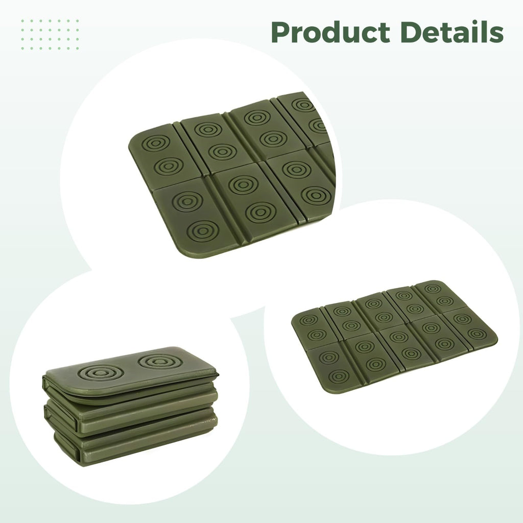 2 Pcs Waterproof Foam Camping Mat and Seat Cushion B3813