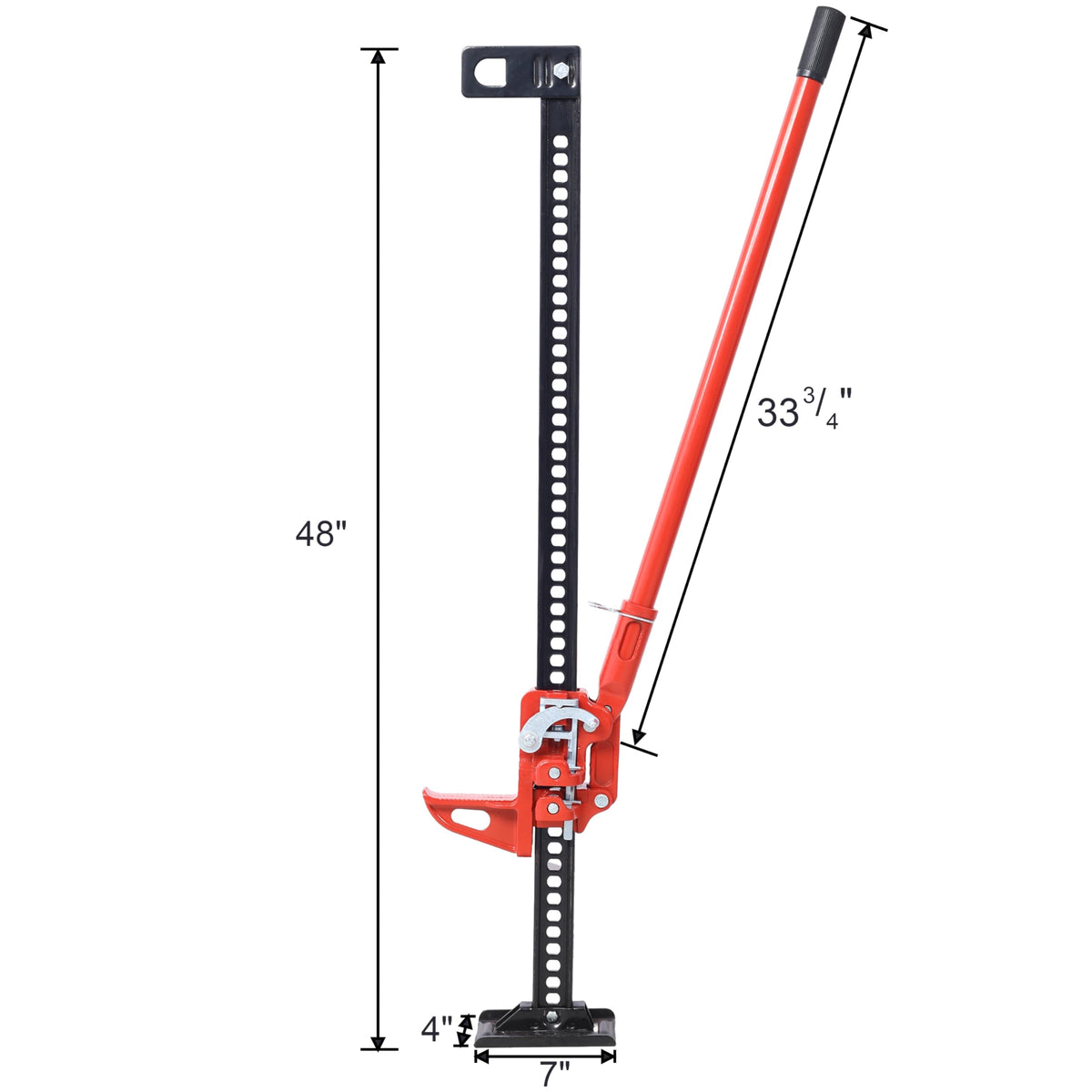 7000 lbs Capacity 48" High Lift Farm Jack U4521