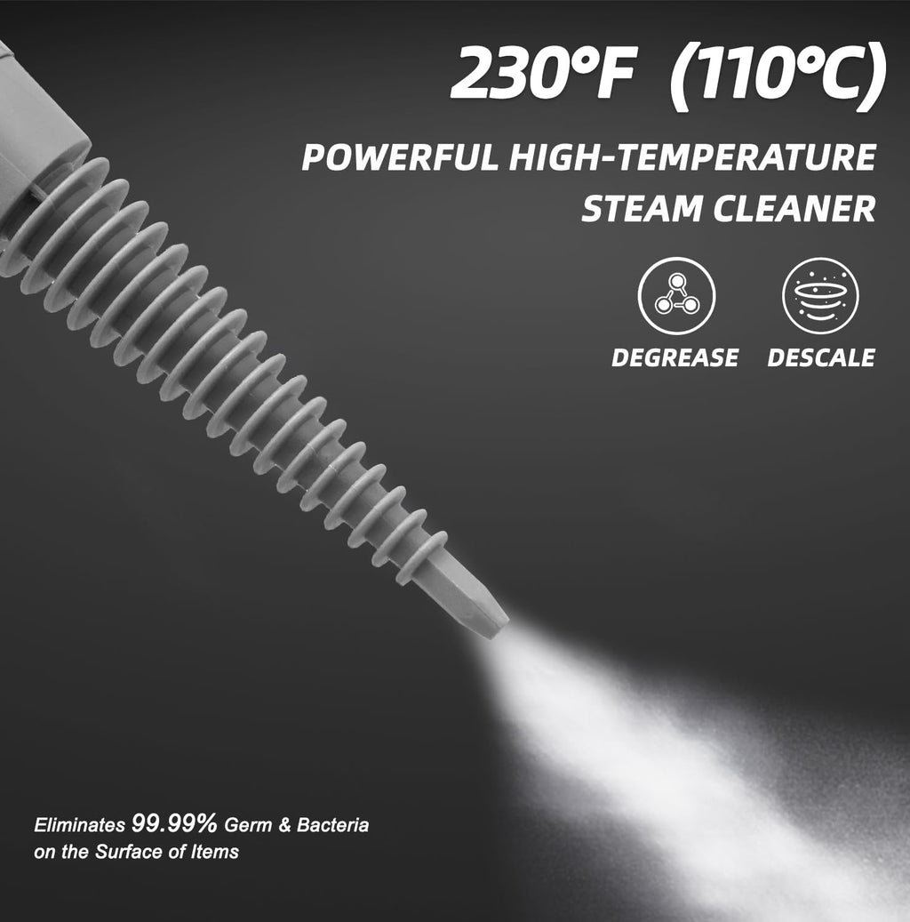 Handheld Pressurized Steam Cleaner with 13 Accessories G584181