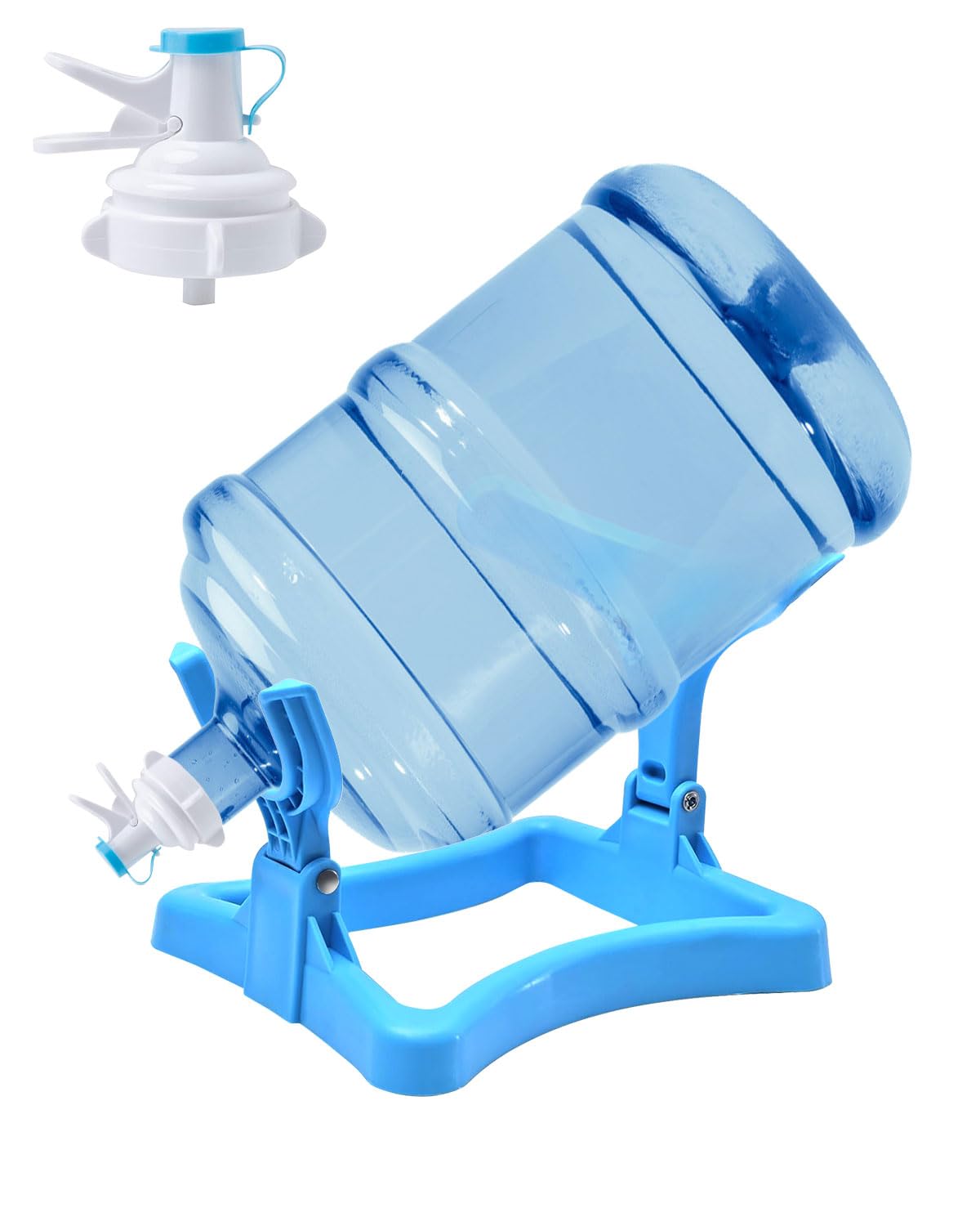 Folding Water Jug Holder with 2 Valves D479