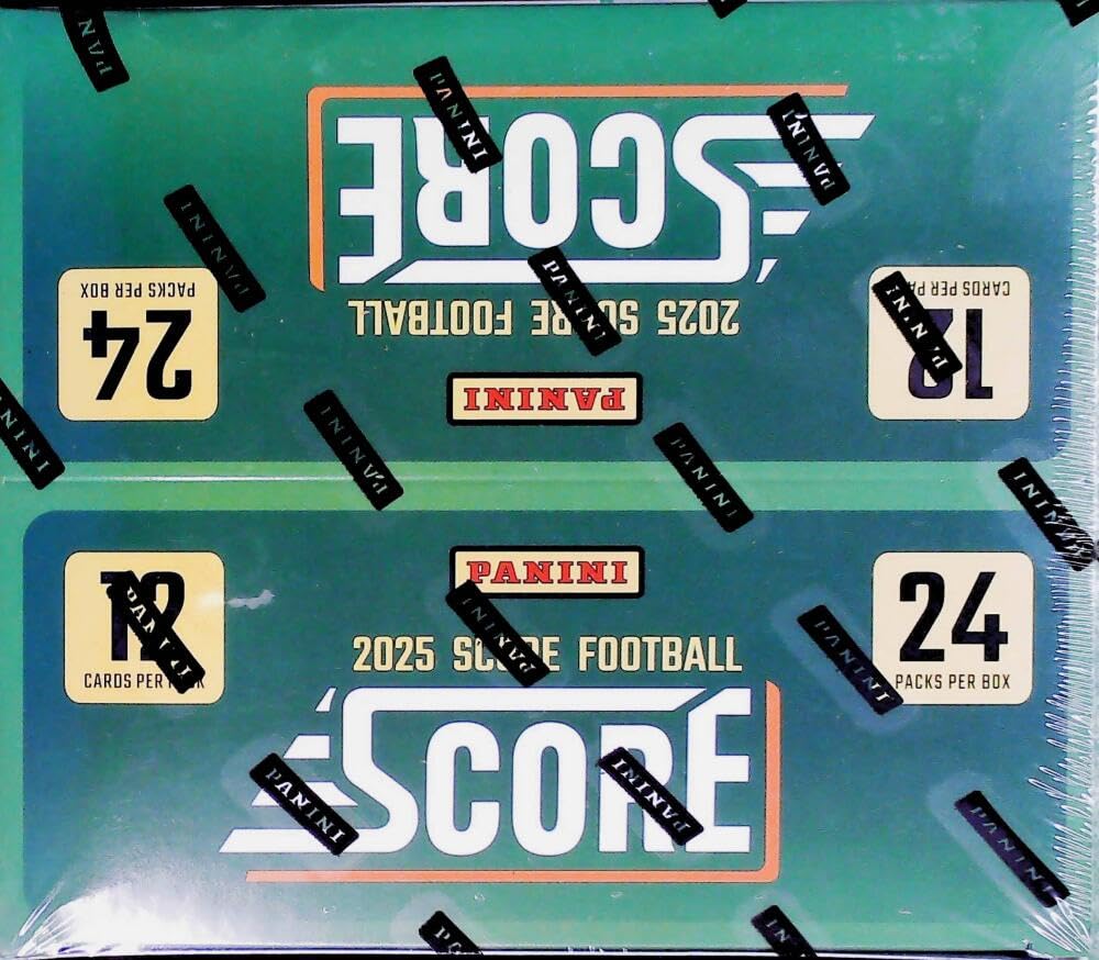 2025 Score NFL Football Retail Box 24 Packs A829