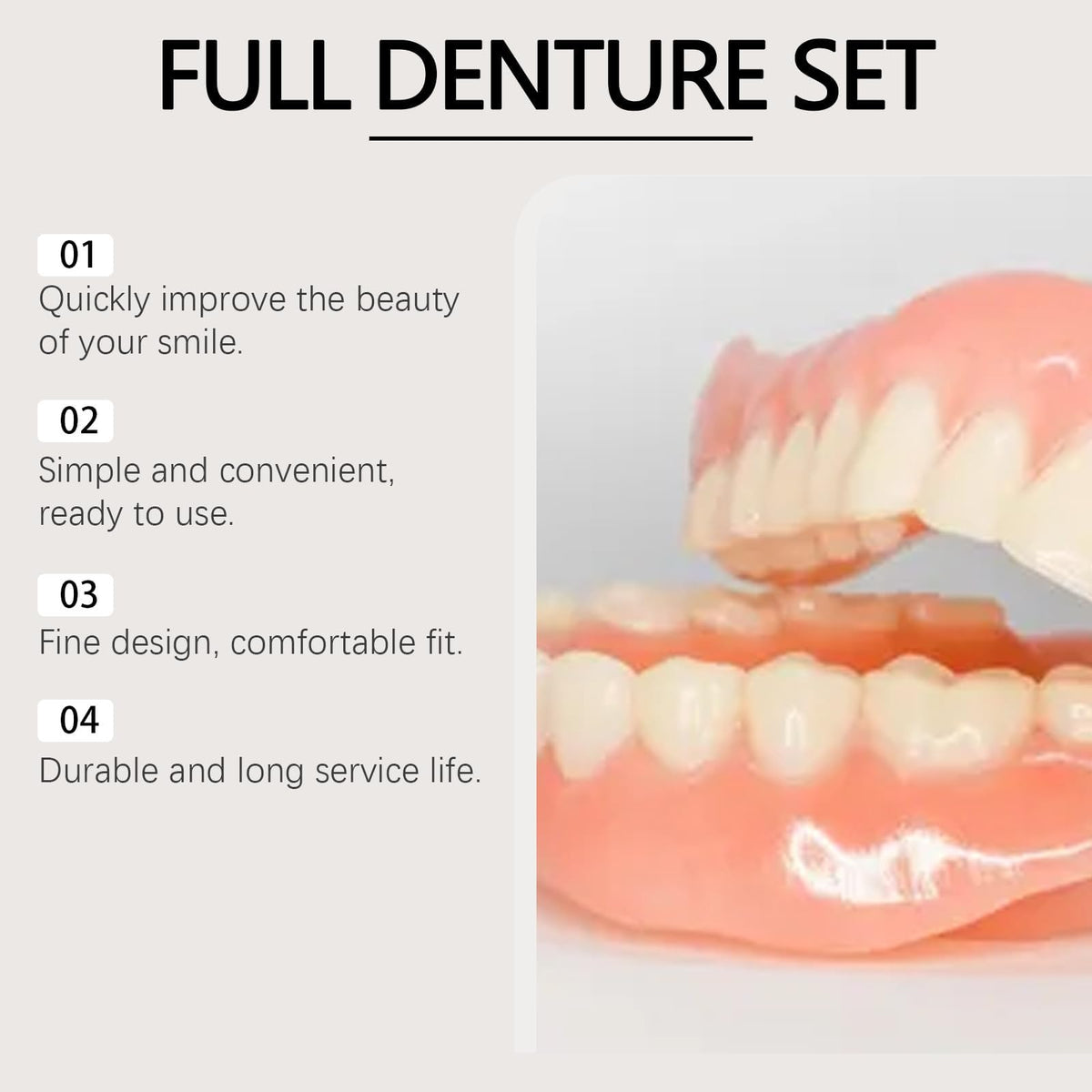 Silicone Full Denture Set M6259