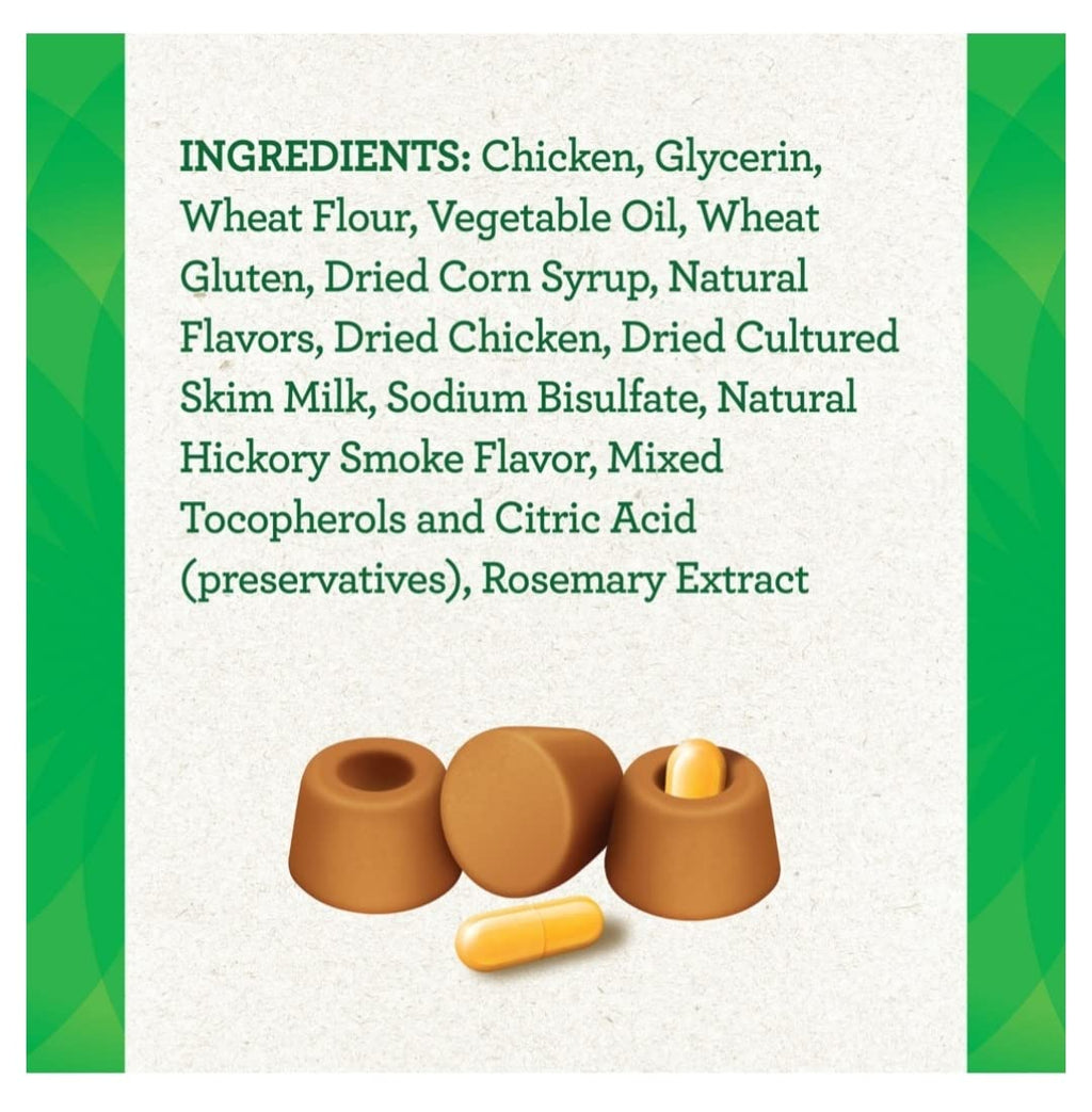 Chicken Flavor Pill Pockets Treats for Dogs 23.7 Oz A503