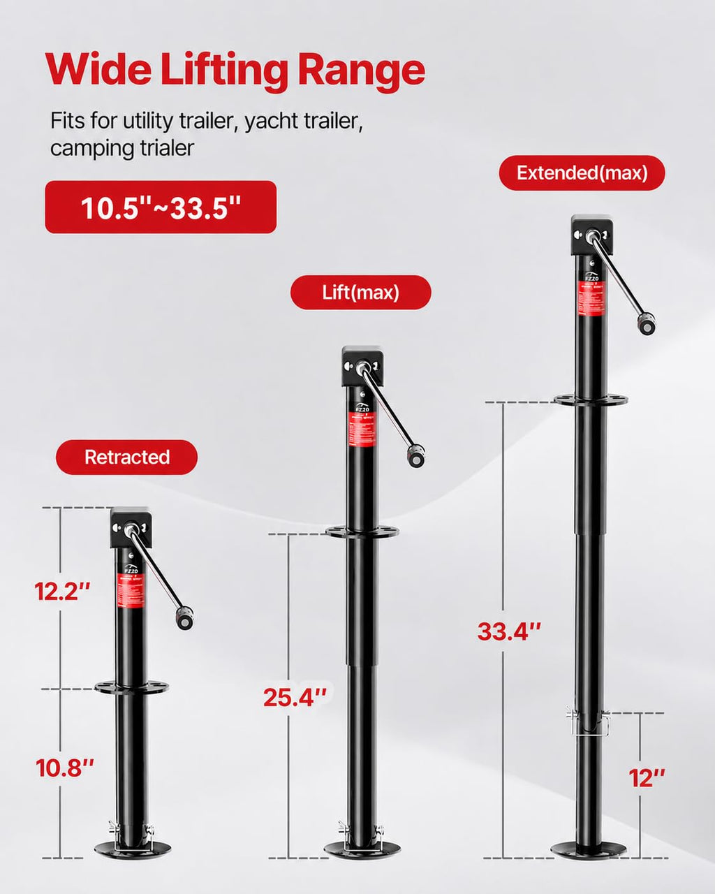 5000 lbs A-Frame Trailer Jack N849
