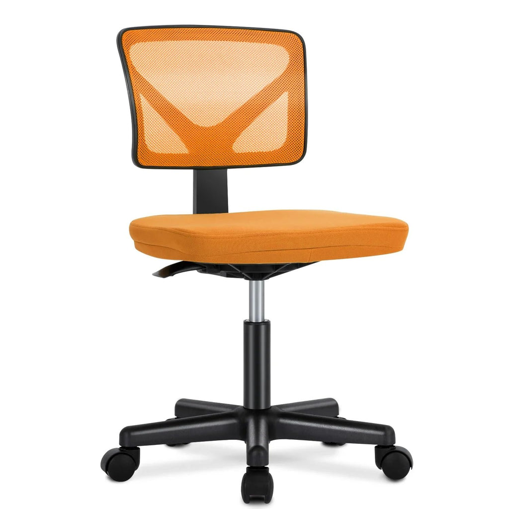Armless Mesh Office Chair with Lumbar Support U2548