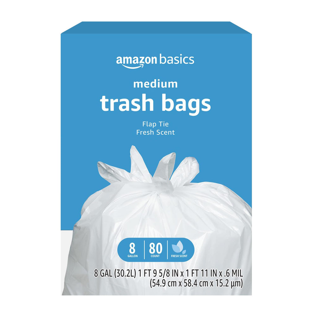 8 Gallon Fresh Scent Trash Bags 80 Count K56774