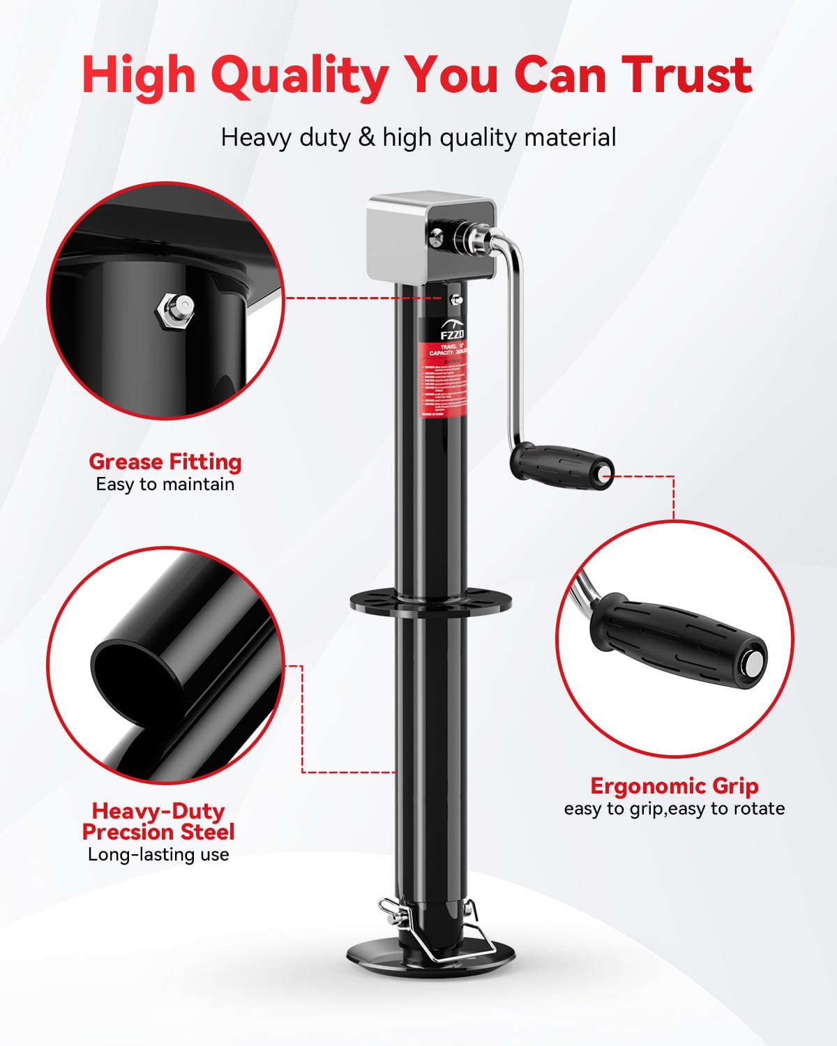 5000 lbs A-Frame Trailer Jack N849
