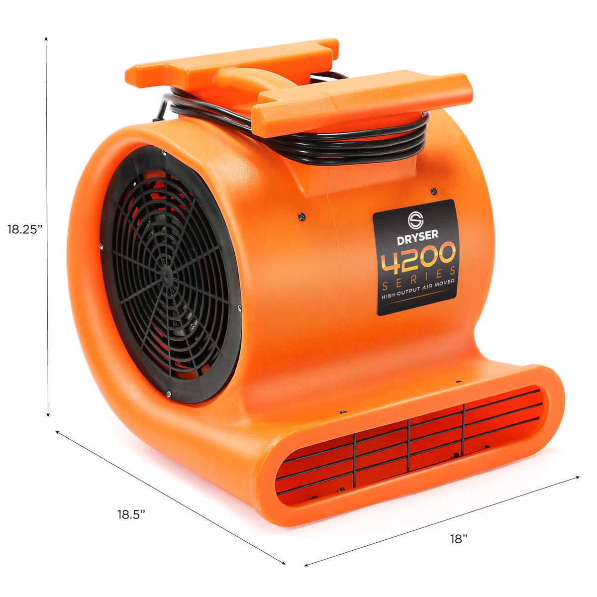 12pk 3 Speed 1 HP Stackable Air Mover Floor Fan A268