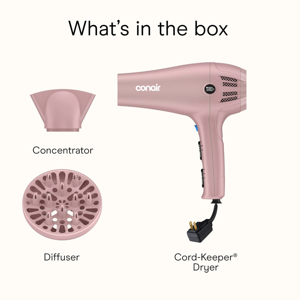 1875W Hair Dryer with Diffuser & Concentrator I968