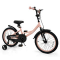 Kids Bike with Removable Training Wheels, Dual Brakes, Adjustable Seat & Handlebar F12499