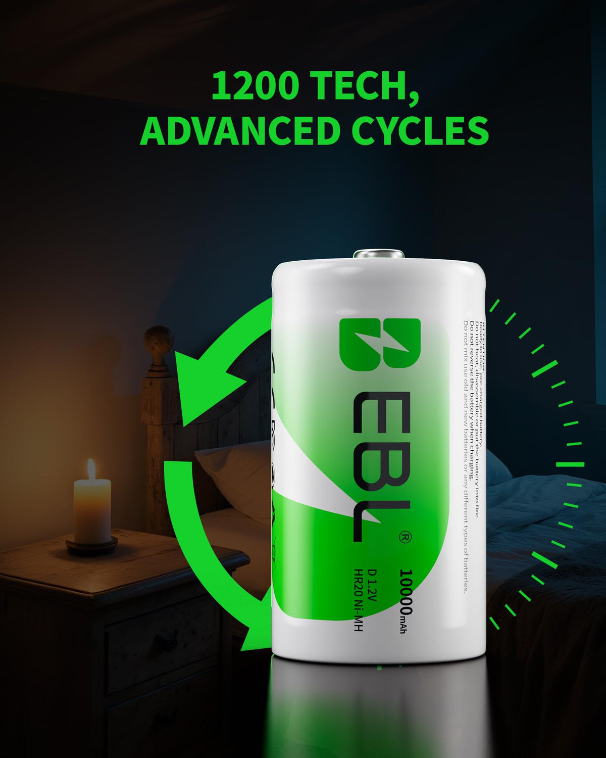 AA AAA C D Rechargeable Battery Charger with 8 PCS Batteries O245968