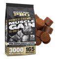 11-in-1 Dog Muscle Builder Power Chews - High Protein Supplement with Amino Acids - 75 Soft Chews D929737