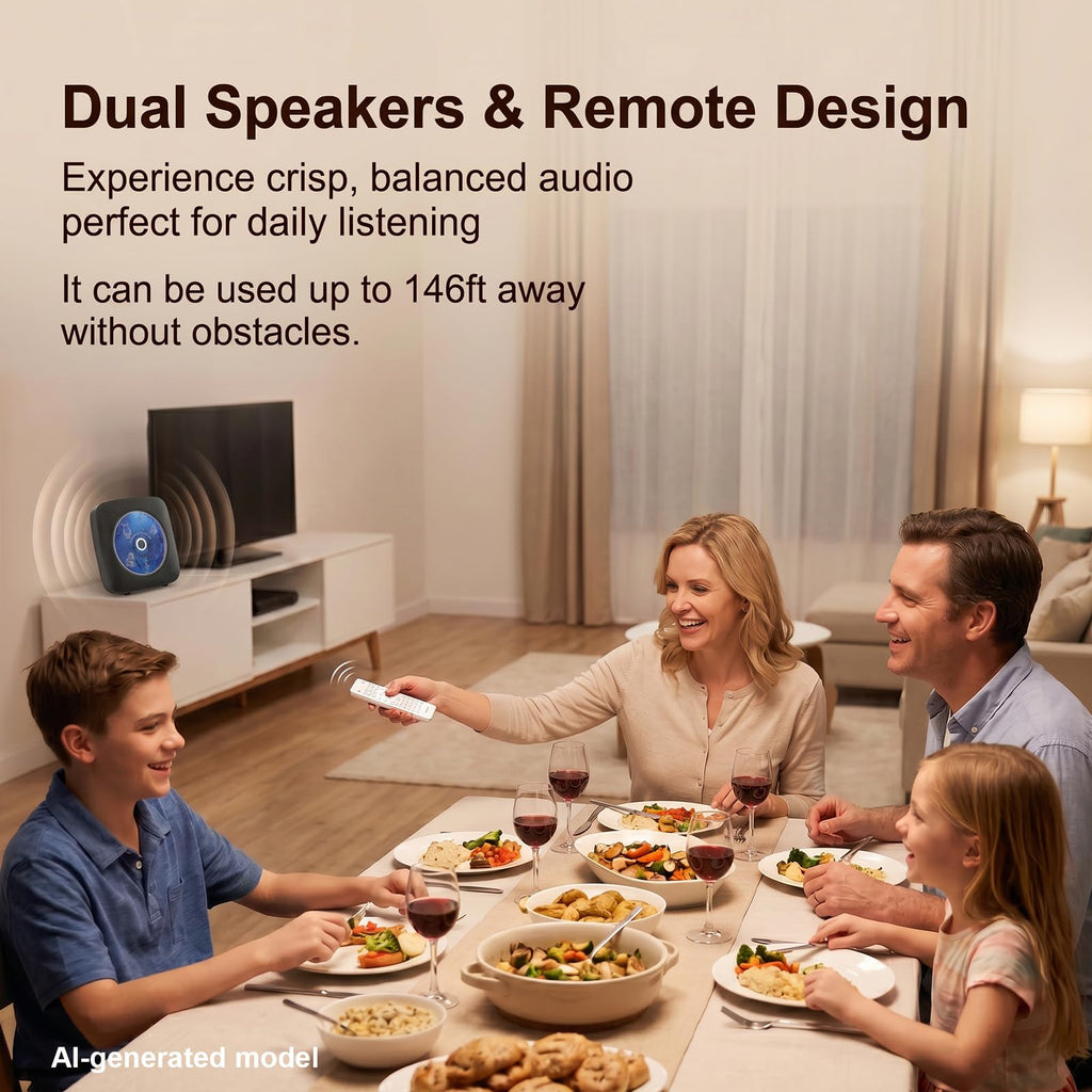 Portable Bluetooth CD Player Q1744