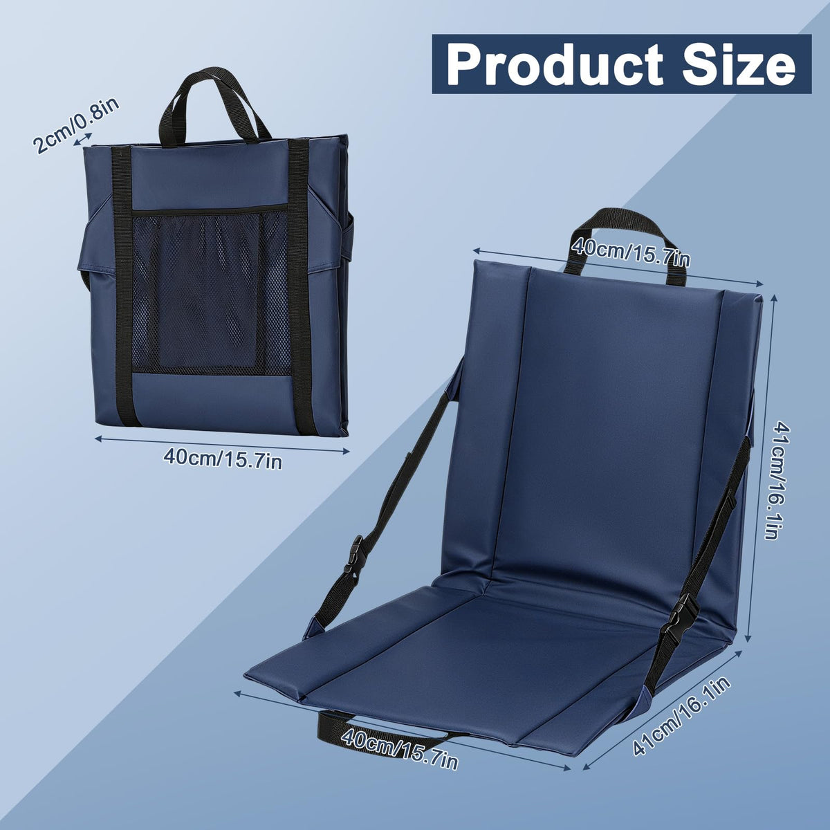 4 Pcs Portable Stadium Chair Cushion R928
