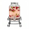 Glass Beverage Dispenser with Metal Stand 3 Gal U30265
