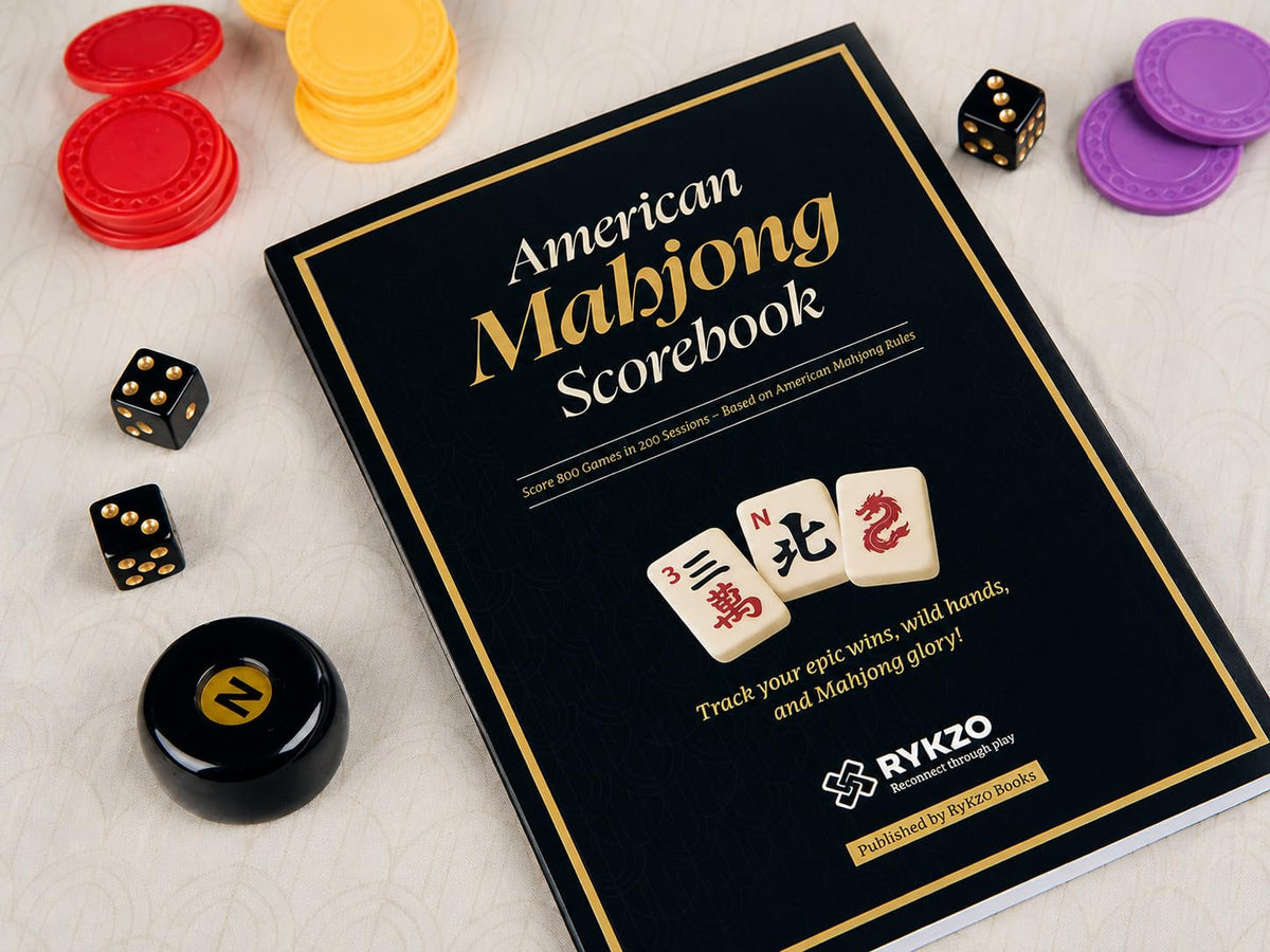 166 Engraved Melamine Mahjong Set with Travel Bag U66970