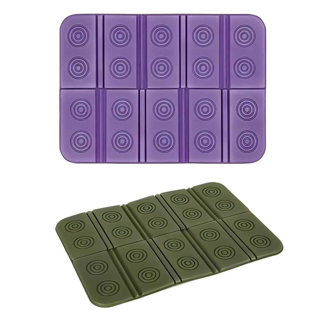 2 Pcs Waterproof Foam Camping Mat and Seat Cushion B3813