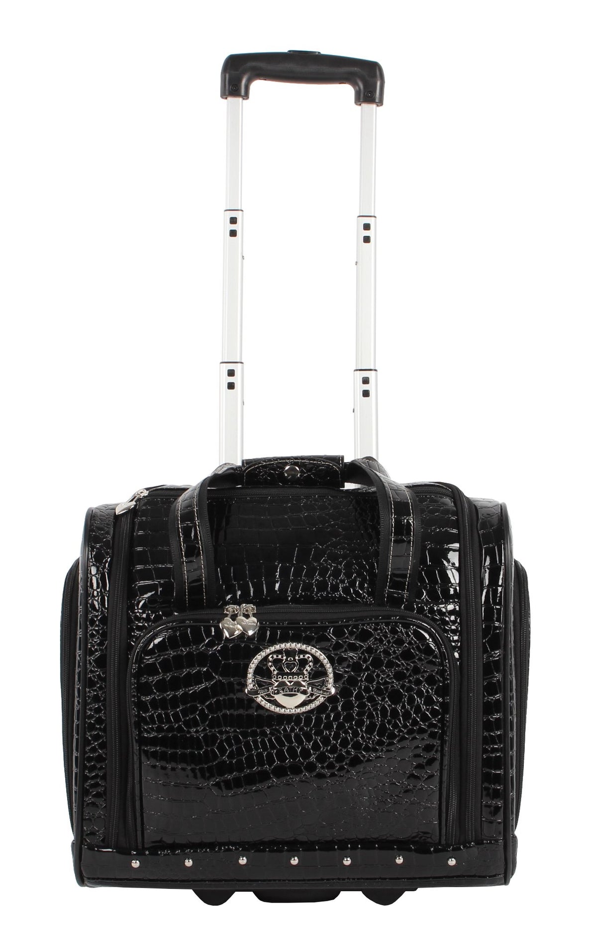 15 Inch Black PVC Underseat Luggage L296169