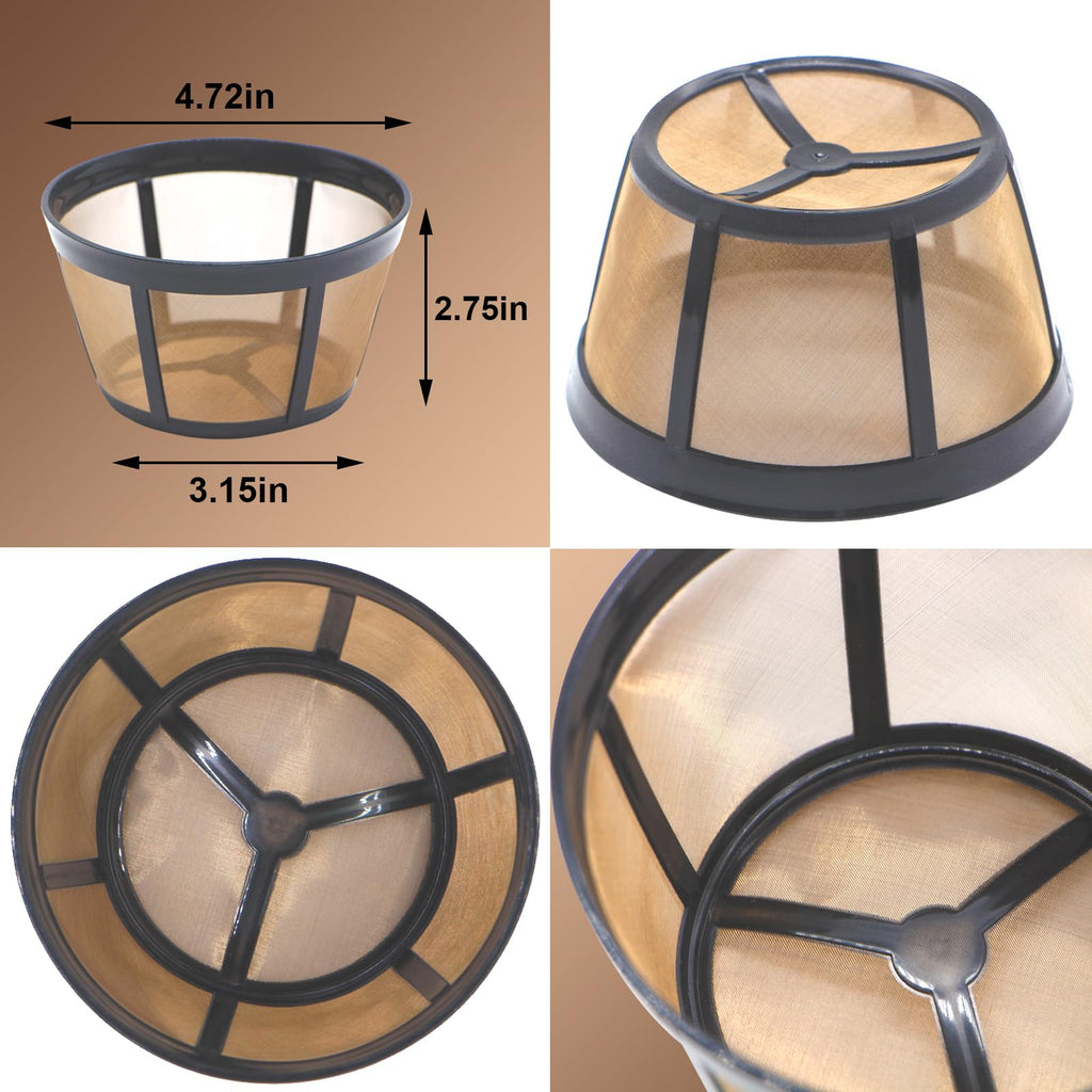 2 Pack Reusable Coffee Filter N663