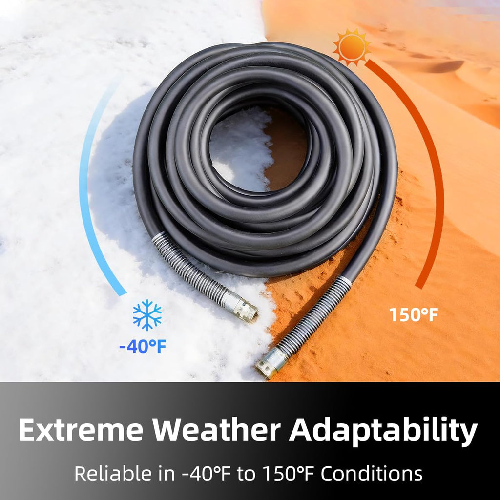 100FT x 3/4" Heavy Duty Rubber Garden Hose V20510