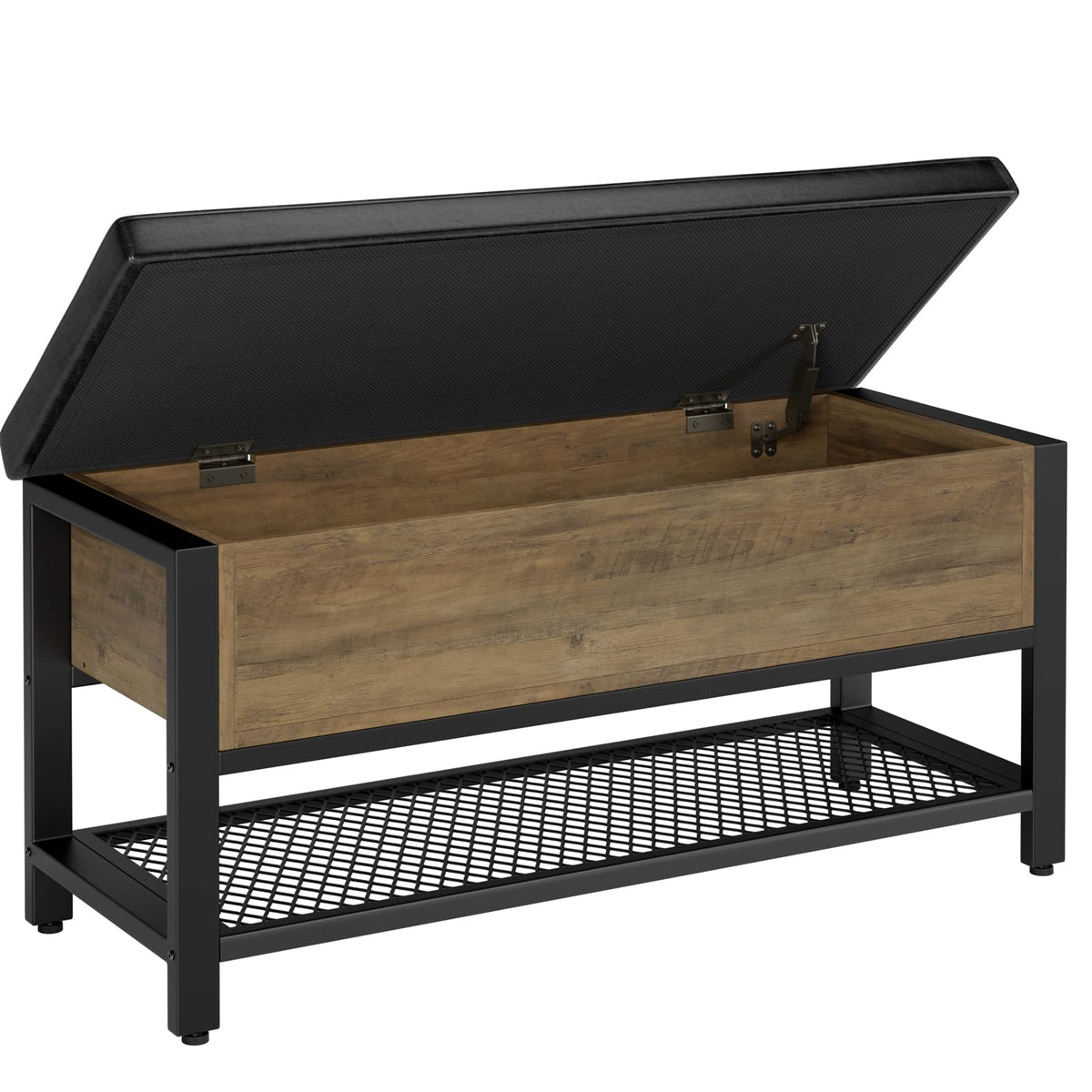 40" W Storage Bench with Cushion Z598264