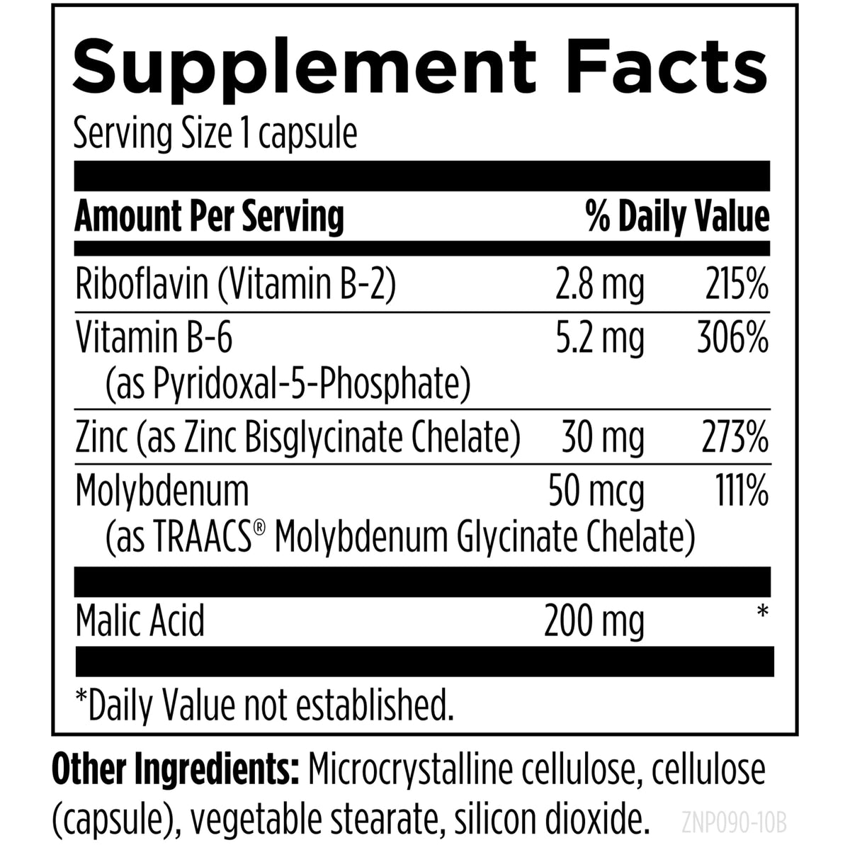 Zinc Bisglycinate Chelate 90 Capsules F69349