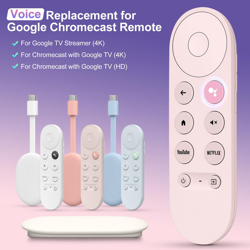 Pink Voice Replacement Remote Control U8788