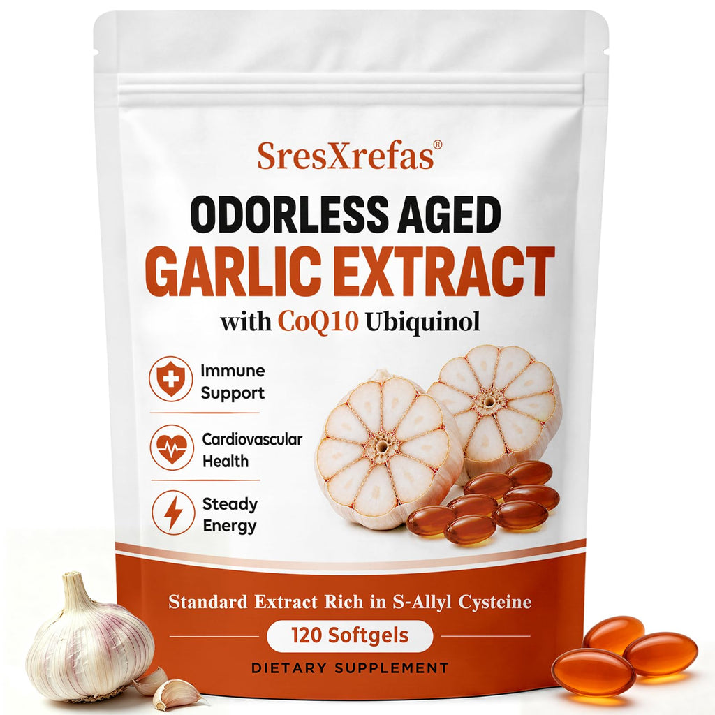 Aged Garlic Extract with CoQ10 Ubiquinol Softgels C180696