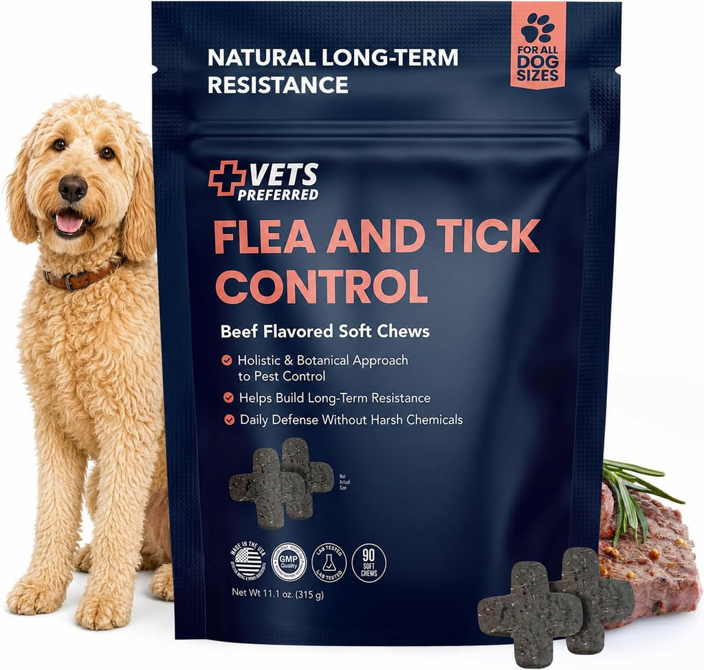 Chewable Flea and Tick Prevention for Dogs 90 Ct D756153