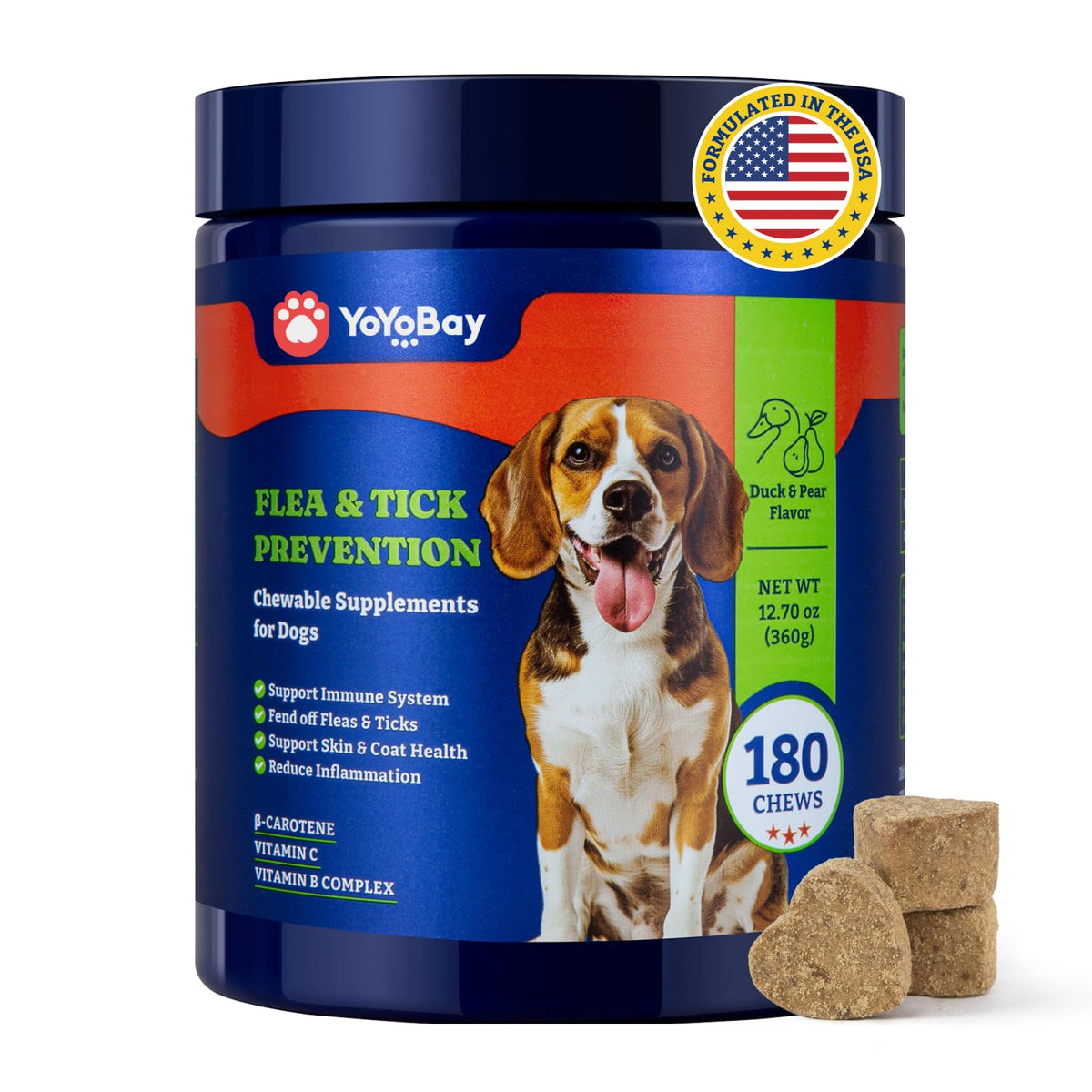 Dog Flea & Tick Prevention Chewables Q60074