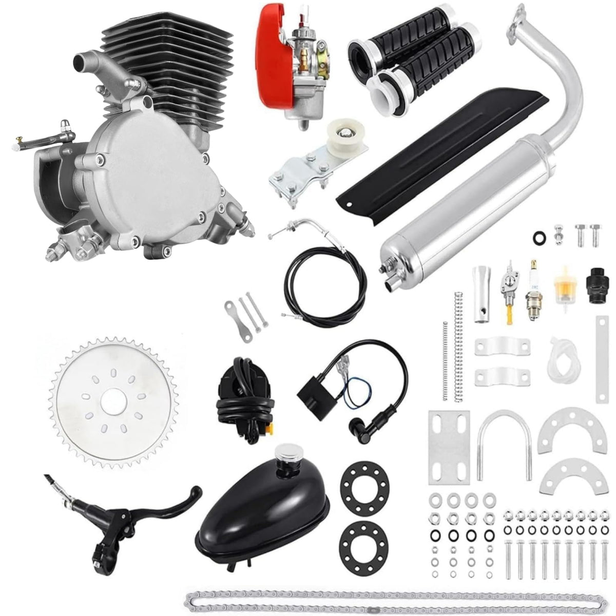 100CC 2-Stroke Bicycle Engine Kit with 44 Tooth Sprocket T315